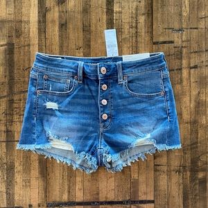 American Eagle Hi-Rise Distressed Shorts *NEW*